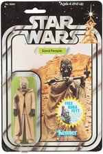 "STAR WARS - SAND PEOPLE (TUSKEN RAIDER)" 20 BACK-H CARDED ACTION FIGURE.