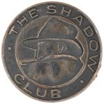 "THE SHADOW CLUB" STUD, CARD & RARELY SEEN ENVELOPE.