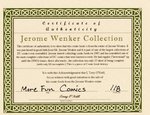 "MORE FUN COMICS" #118 JANUARY 1947 CGC 7.0 FINE/VF (JEROME WENKER PEDIGREE).