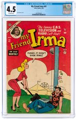"MY FRIEND IRMA" #41 MARCH 1954 CGC 4.5 VG+.