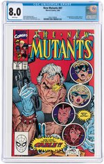 "NEW MUTANTS" #87 MARCH 1990 CGC 8.0 VF (FIRST CABLE).