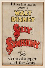 "SILLY SYMPHONY - THE GRASSHOPPER AND THE ANTS" GOOD HOUSEKEEPING PAGE ORIGINAL ART BY TOM WOOD.