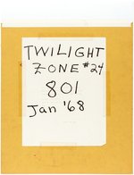 "THE TWILIGHT ZONE" #24 COMIC BOOK COVER ORIGINAL ART BY GEORGE WILSON.
