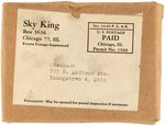 "SKY KING AZTEC EMERALD CALENDAR RING" COMPLETE BOXED PREMIUM.