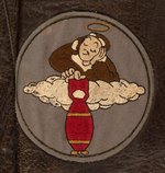 WORLD WAR II A/2 FLIGHT JACKET WITH EIGHTH AIR FORCE DECORATION.
