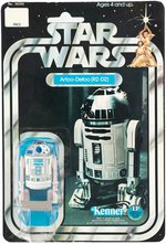 "STAR WARS - ARTOO-DETOO (R2-D2)" ACTION FIGURE ON 12 BACK-B CARD.