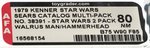 "STAR WARS - SEARS 2-PACK MAILER WALRUS MAN/HAMMERHEAD" AFA 80 NM W/ORIGINAL PAPERWORK.