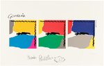 GENESIS "ABACAB" PHIL COLLINS HAND-SIGNED PRINT.