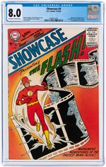 "SHOWCASE" #4 SEPTEMBER-OCTOBER 1956 CGC 8.0 VF (FIRST SILVER AGE FLASH).
