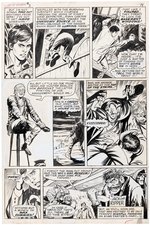 "TOWER OF SHADOWS" #3 COMIC BOOK PAGE ORIGINAL ART BY GEORGE TUSKA AND MARIE SEVERIN.