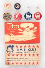 TIM CLUB (NON-SUPERMAN YEARS) EXTENSIVE COLLECTION.