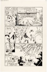 "MADMAN ADVENTURES" #3 COMIC BOOK PAGE ORIGINAL ART BY MIKE ALLRED.