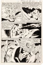 "THE ATOM" VOL. 1 #38 COMIC BOOK PAGE ORIGINAL ART BY MIKE SEKOWSKY.