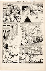 "THE ATOM" VOL. 1 #26 COMIC BOOK PAGE ORIGINAL ART BY GIL KANE.