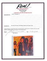 AC/DC RARE FULL BAND SIGNED "POWERAGE" PROMO ALBUM WITH BON SCOTT.