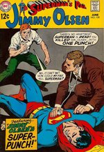 "SUPERMAN'S PAL, JIMMY OLSEN" #120 COMIC BOOK PAGE ORIGINAL ART BY PETE COSTANZA.