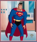 "SUPERMAN: THE ANIMATED SERIES - LITTLE GIRL LOST - PART ONE" FRAMED ANIMATION CEL DISPLAY.