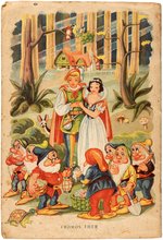 SNOW WHITE AND THE SEVEN DWARFS COMPLETE FHER SPANISH CARD ALBUM.