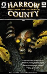"HARROW COUNTY" #9 COVER ORIGINAL ART BY TYLER CROOK.