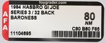 "G.I. JOE - A REAL AMERICAN HERO" COBRA INTELLIGENCE OFFICER BARONESS SERIES 3/32 BACK AFA 80 NM.