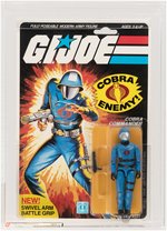 "G.I. JOE - A REAL AMERICAN HERO" COBRA COMMANDER SERIES 2/20 BACK AFA 85+ NM+.