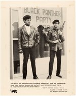 BLACK PANTHER PARTY FOUNDERS NEWTON & SEALE IN FRONT OF OAKLAND HEADQUARTERS POSTER.
