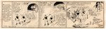 "BUCK ROGERS" 1935 DAILY STRIP ORIGINAL ART BY DICK CALKINS.