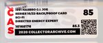 "G.I. JOE - SCI-FI" SERIES 10/22 BACK PROOF CARD CAS 85.
