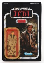 "STAR WARS: RETURN OF THE JEDI" HAN SOLO IN TRENCH COAT 79 BACK-A CARD.