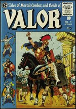 "VALOR" #4 COMIC BOOK PAGE ORIGINAL ART BY JOE ORLANDO.