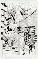 "SUPERIOR SPIDER-MAN" VOL. 2 #9 COMIC BOOK PAGE ORIGINAL ART BY MIKE HAWTHORNE.