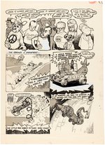 "DRAG CARTOONS" #25 COMIC MAGAZINE COMPLETE WONDER WART-HOG STORY ORIGINAL ART BY GILBERT SHELTON.