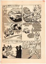 "DRAG CARTOONS" #25 COMIC MAGAZINE COMPLETE WONDER WART-HOG STORY ORIGINAL ART BY GILBERT SHELTON.