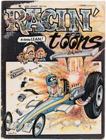 "RACIN' TOONS" VOL. 3 #1 COVER ORIGINAL ART BY TOM HUNNICUTT.