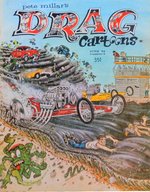 "DRAG CARTOONS" #4 COMIC MAGAZINE PAGE ORIGINAL ART BY HI MANKIN.