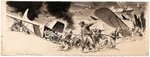 WORLD WAR II "TRUE AVIATION PICTURE STORIES" #4 STORY ORIGINAL ART.