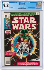 "STAR WARS" #1 JULY 1977 CGC 9.8 NM/MINT.
