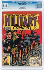 "MILITARY COMICS" #17 MARCH 1943 CGC 6.0 FINE.