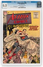 "ACTION COMICS" #206 JULY 1955 CGC 6.5 FINE+.