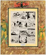 "BATMAN AND ROBIN" 1943 SUNDAY PAGE STAT PROOF CUSTOM FRAMED DISPLAY.