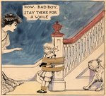 "BUSTER BROWN" c. 1912 SUNDAY PAGE ORIGINAL ART BY R.F. OUTCAULT.