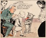 "BUSTER BROWN" 1916 SUNDAY PAGE ORIGINAL ART BY R.F. OUTCAULT.