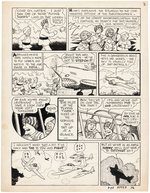 "SPEED COMICS" #36 "PADLOCK HOMES" COMPLETE STORY ORIGINAL ART BY ED WHEELAN.