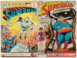 "SUPERMAN" VOL. 1 #286 COMIC BOOK PAGE ORIGINAL ART * SPECIALTY ART DISPLAY BY CURT SWAN.