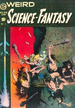 FRANK FRAZETTA "WEIRD SCIENCE FANTASY" #29 HAND-COLORED AND SIGNED LIMITED EDITION PRINT.
