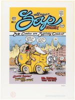 R. CRUMB ALL NEW ZAP COMIX #1 LIMITED EDITION GICLEE PRINT.