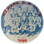 VERY EARLY 1896 NEWARK COLTS BASEBALL CLUB BUTTON.