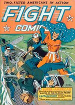 "FIGHT COMICS" #17 COMPLETE "CHIP COLLINS" COMIC STORY ORIGINAL ART BY GEORGE APPEL.