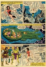 "AVENGERS" #26 COMIC BOOK PAGE ORIGINAL ART BY DON HECK.