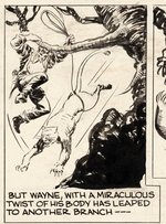 "JOHN WAYNE ADVENTURE COMICS" #3 COMIC BOOK PAGE ORIGINAL ART BY AL WILLIAMSON.